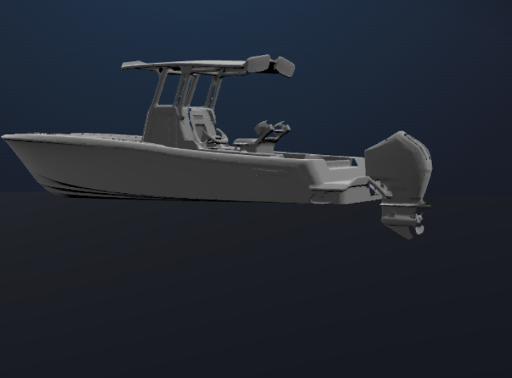 Contender 28T – Premium 3D Printed Boat Model